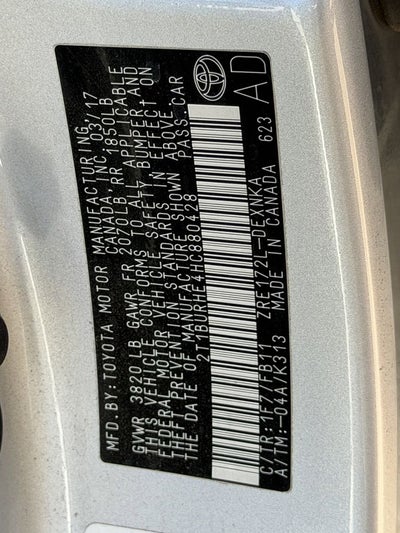 2017 Toyota Corolla LE