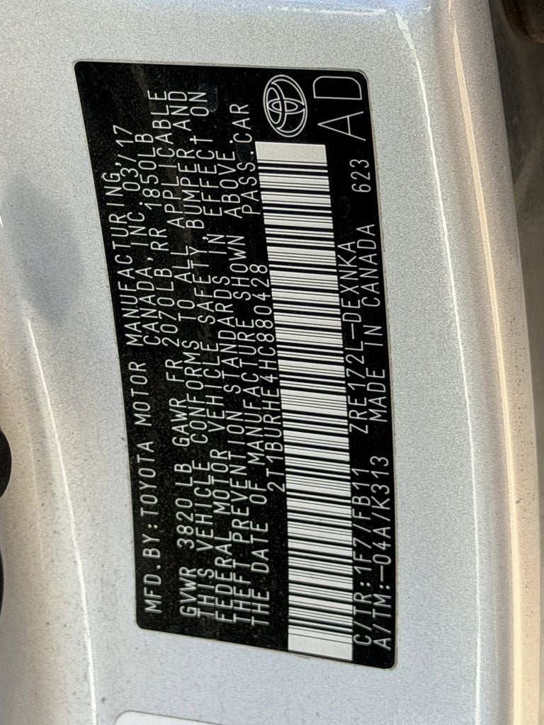 2017 Toyota Corolla LE