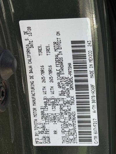 2021 Toyota Tacoma TRD Off-Road V6