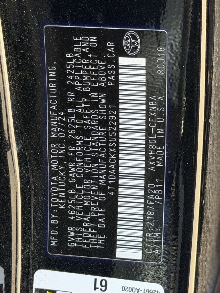 2025 Toyota Camry SE