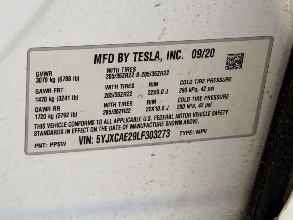 2020 Tesla Model X Long Range