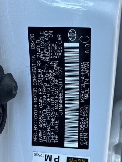 2021 Toyota Corolla Hatchback XSE