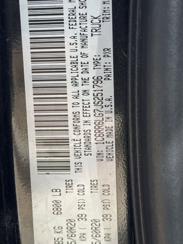 2018 RAM 1500 Big Horn Crew Cab 4x2 5'7' Box