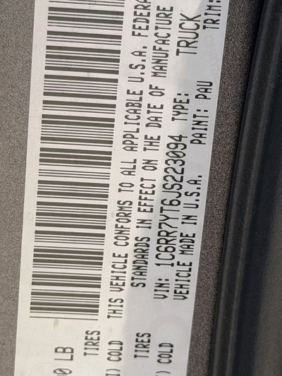 2018 RAM 1500 Rebel Crew Cab 4x4 5'7' Box