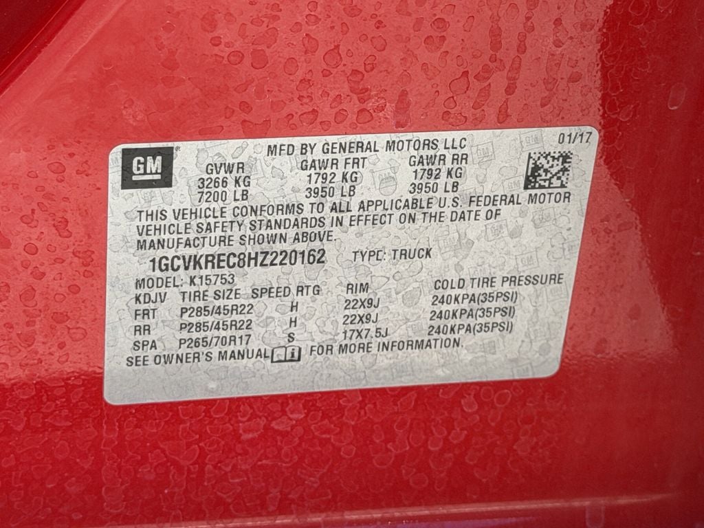 2017 Chevrolet Silverado 1500 2LT