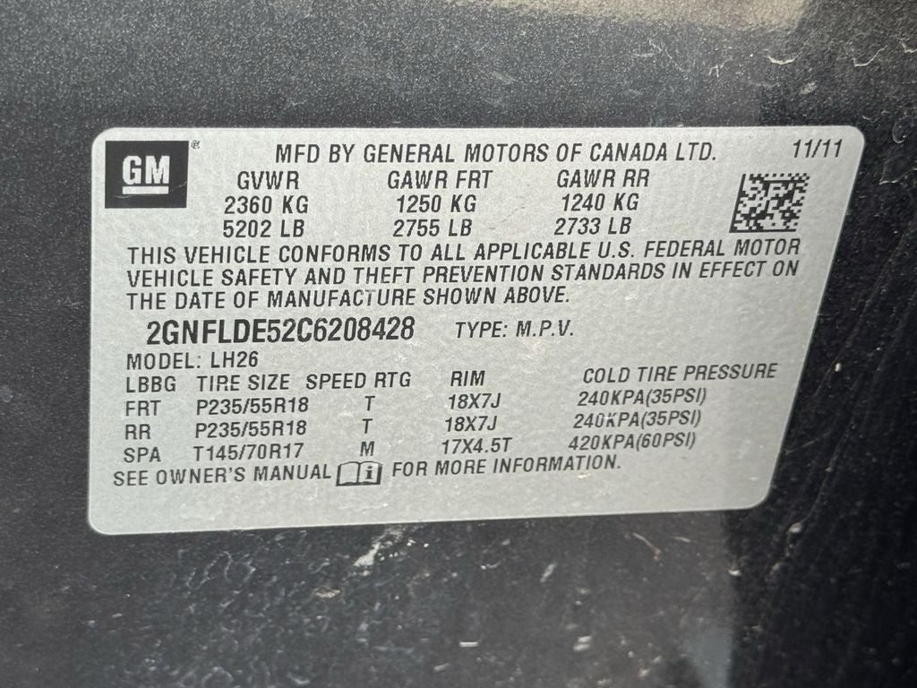 2012 Chevrolet Equinox 1LT