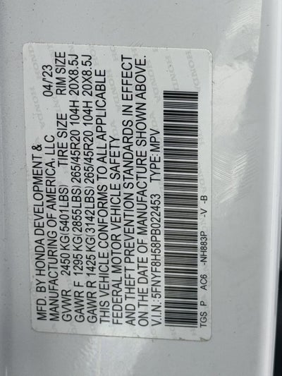 2023 Honda Passport AWD EX-L