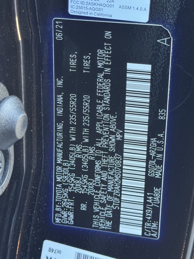 2021 Toyota Highlander Platinum