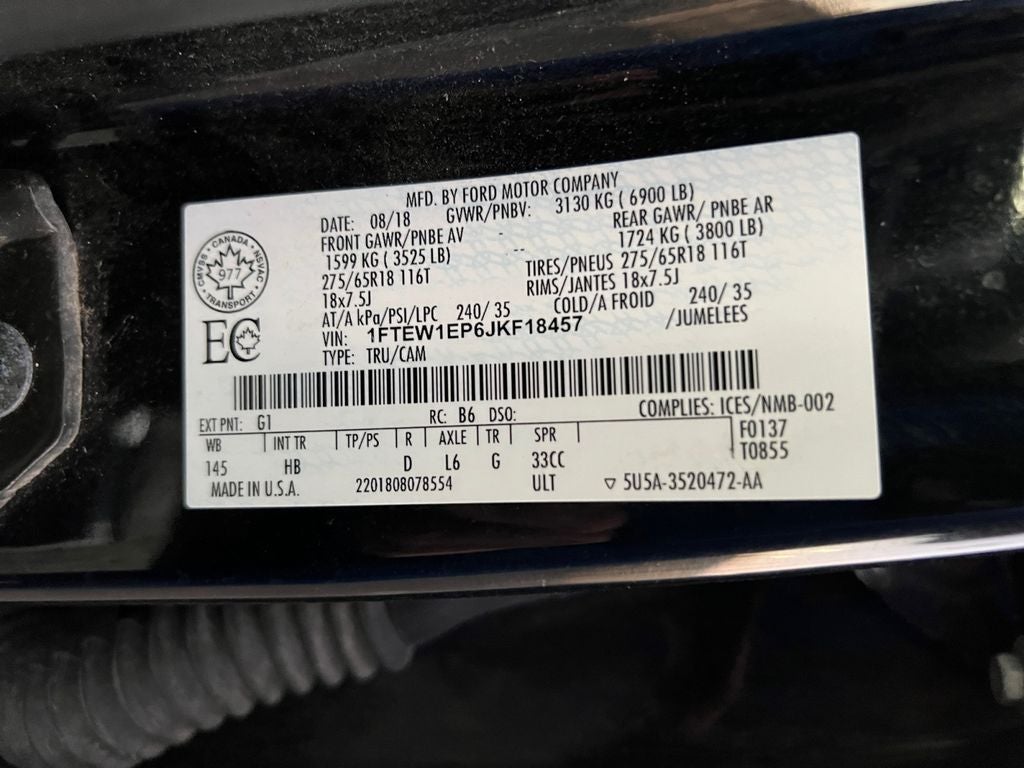 2018 Ford F-150 XL