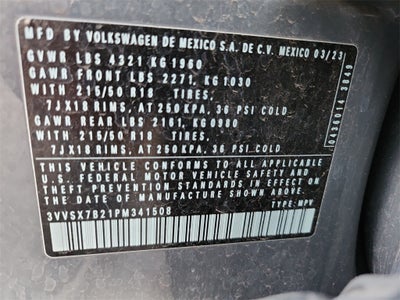 2023 Volkswagen Taos 1.5T SE