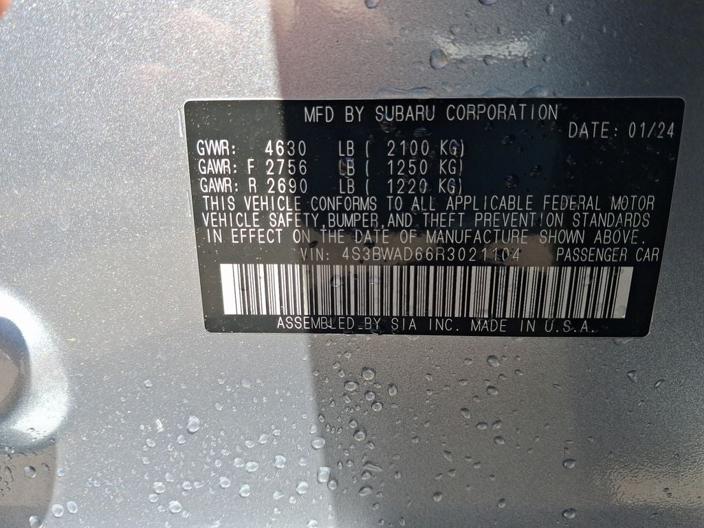 2024 Subaru Legacy Premium