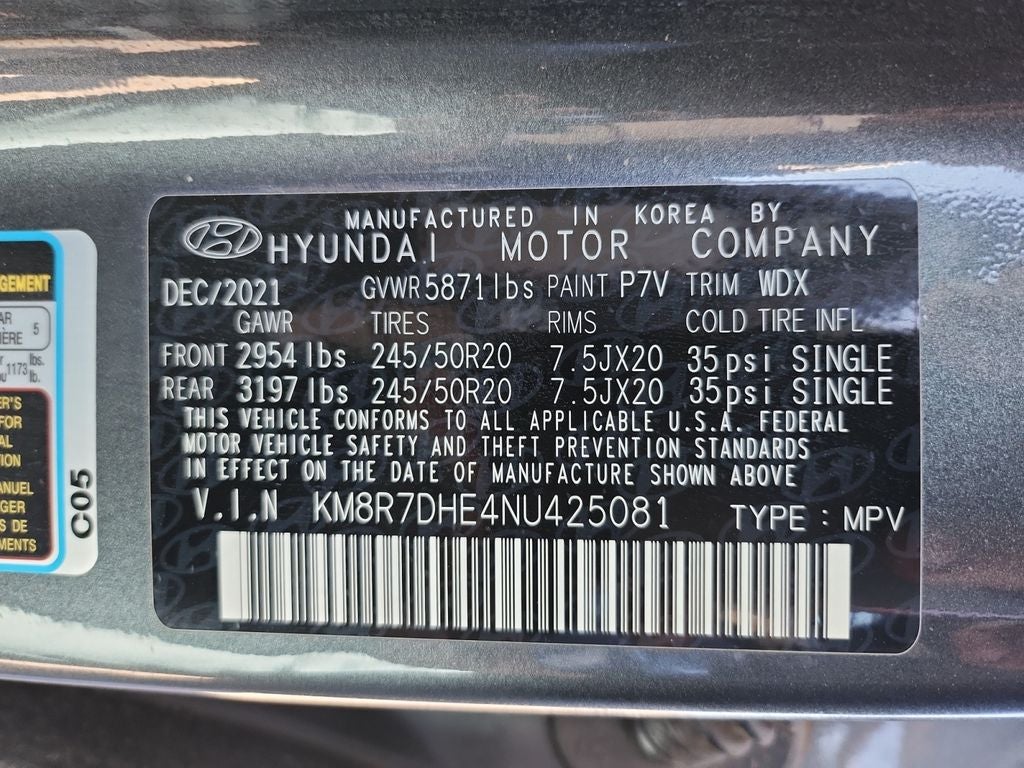 2022 Hyundai Palisade Calligraphy