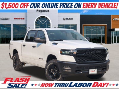 2026 RAM Ram 1500 RAM 1500 WARLOCK CREW CAB 4X4 5'7' BOX