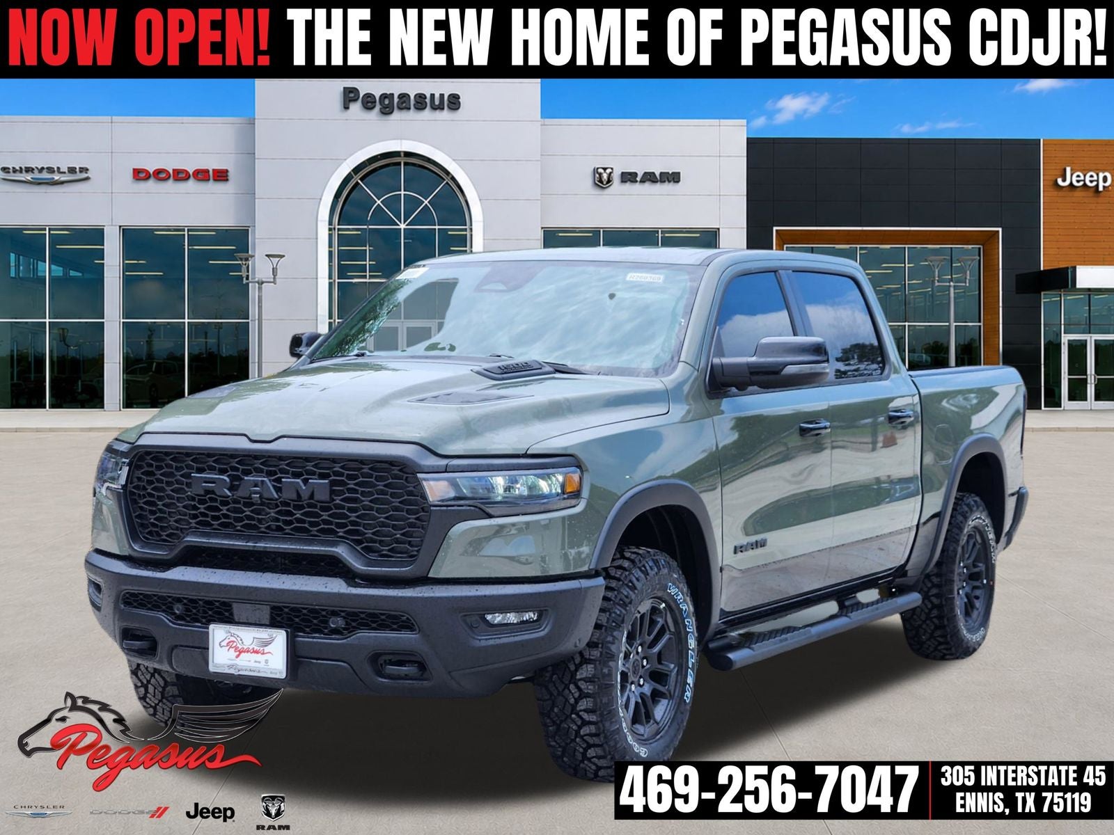 2026 RAM Ram 1500 RAM 1500 REBEL CREW CAB 4X4 5'7' BOX
