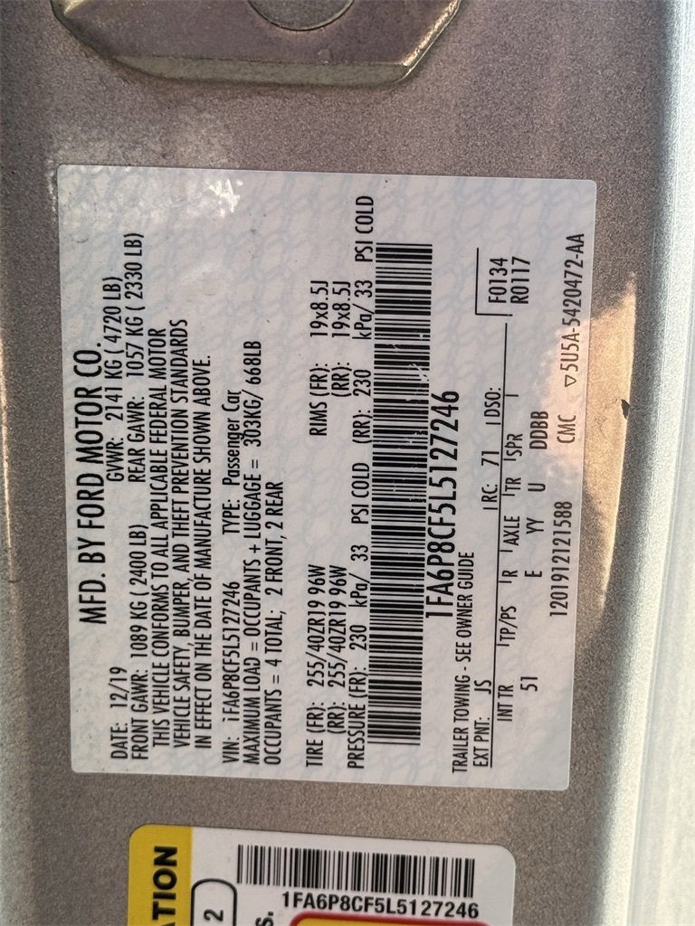 2020 Ford Mustang GT