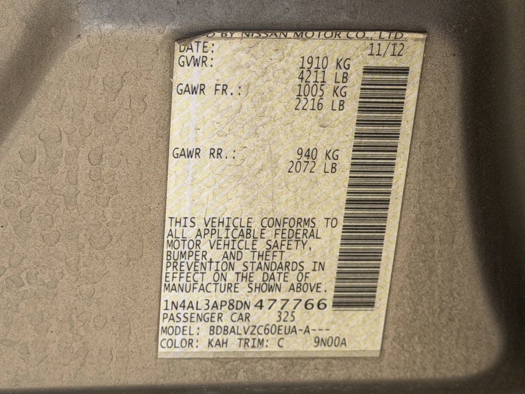 2013 Nissan Altima 2.5 SL