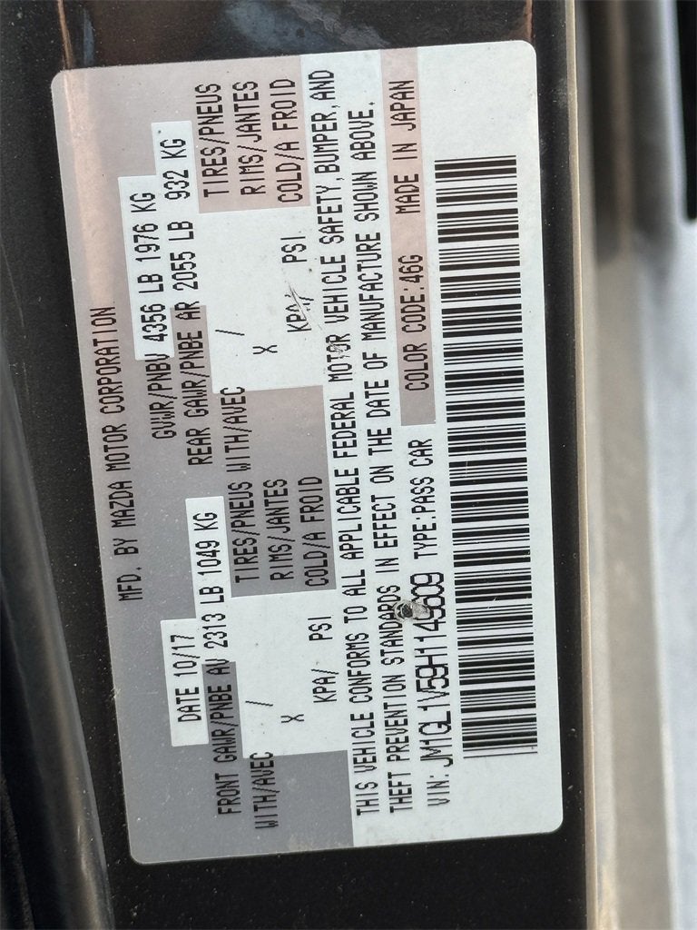 2017 Mazda Mazda6 Touring