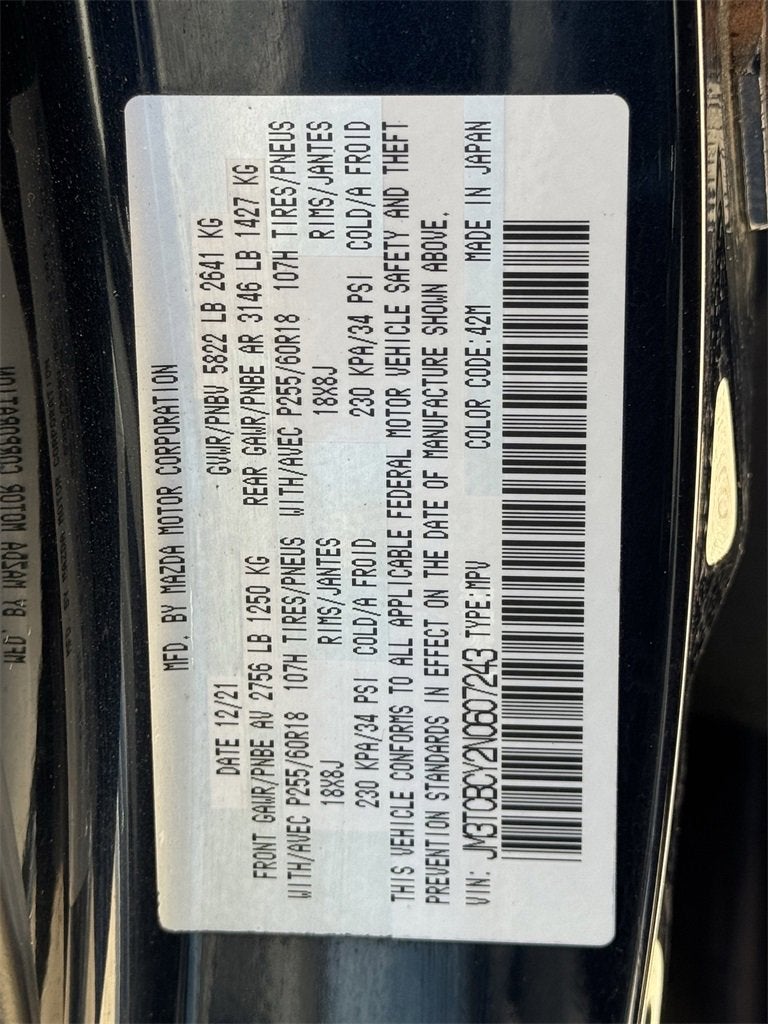 2022 Mazda Mazda CX-9 Touring