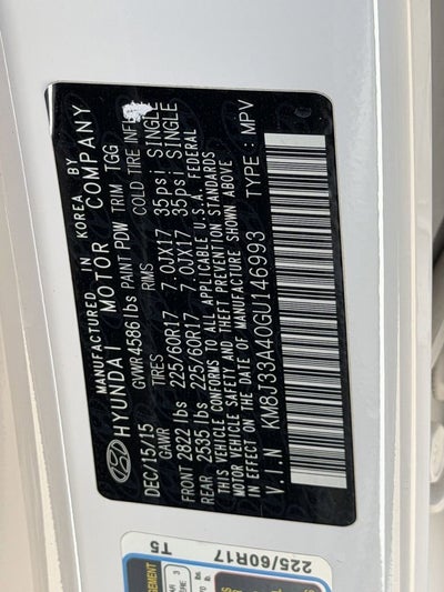 2016 Hyundai Tucson SE