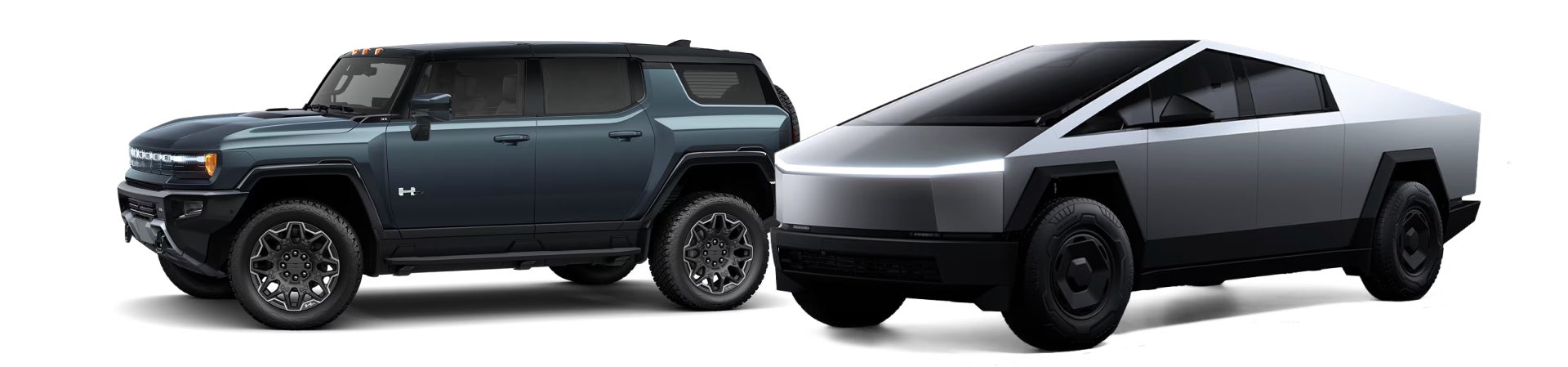 2025 GMC Hummer EV vs. 2024 Tesla Cybertruck