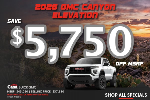 2026 GMC Canyon Elevation