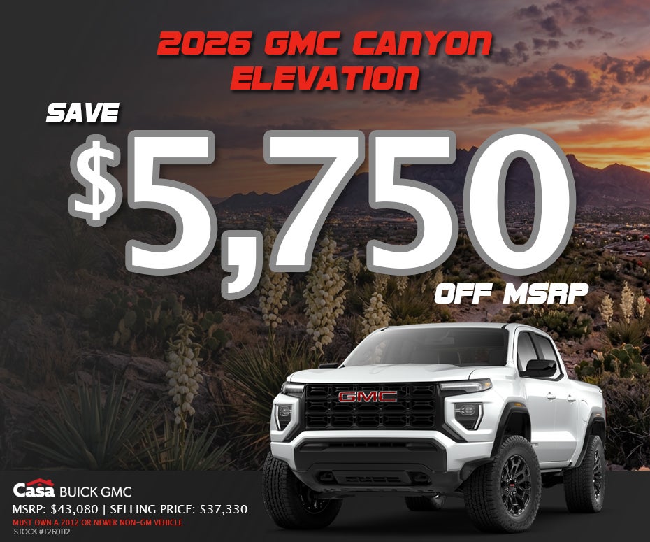 2026 GMC Canyon Elevation