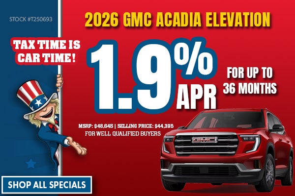 2026 GMC Acadia Elevation