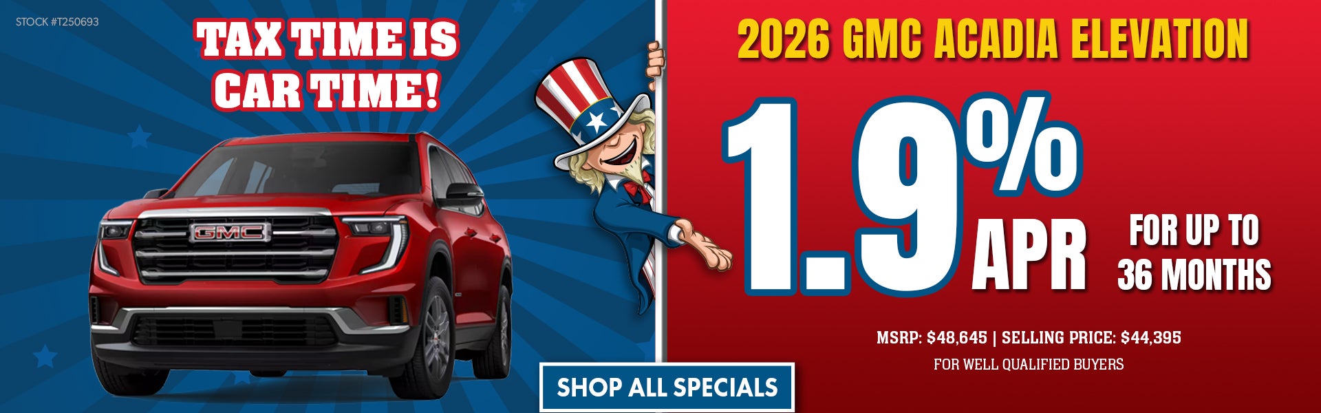 2026 GMC Acadia Elevation