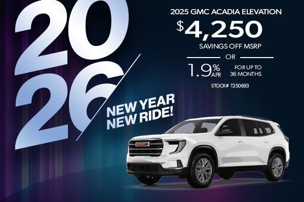 2025 GMC Acadia Elevation