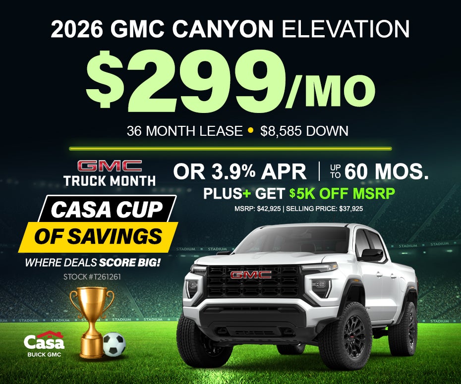 2026 GMC Canyon Elevation