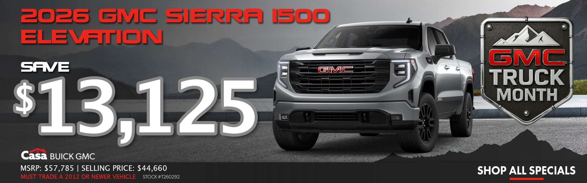 2026 GMC Sierra 1500 Elevation