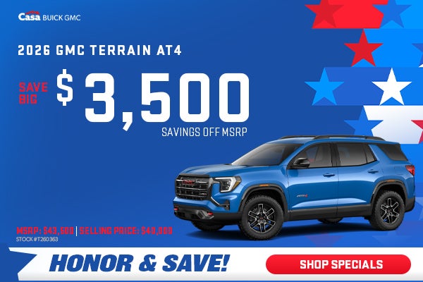 2026 GMC Terrain AT4