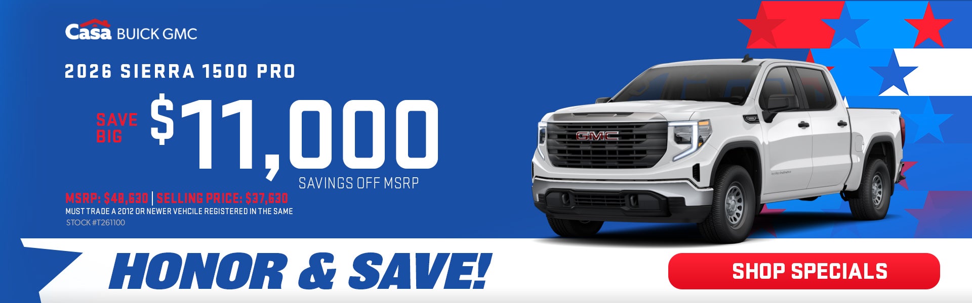 2026 GMC Sierra 1500 PRO