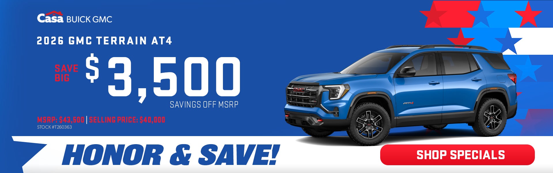 2026 GMC Terrain AT4