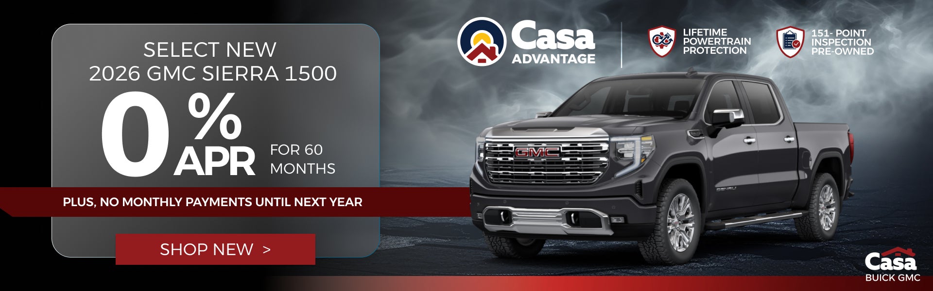 SELECT 2026 GMC SIERRA 1500