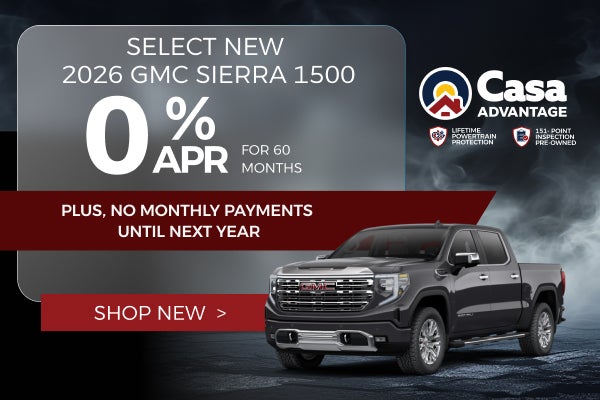 SELECT 2026 GMC SIERRA 1500