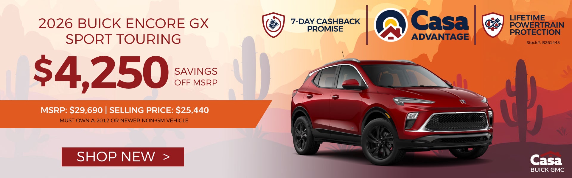 2026 BUICK ENCORE GX SPORT TOURING