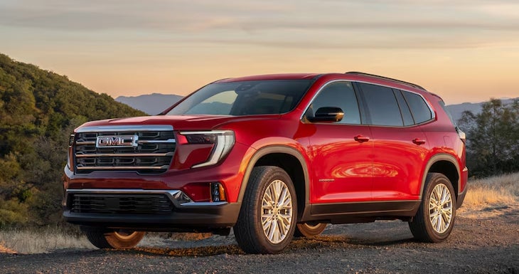 a couple taking a vehicle out for a test drive